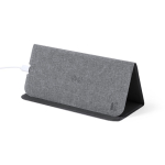 Tapis de souris pliable avec chargeur sans fil en RPET troisième vue