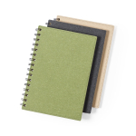 Carnet promotionnel en carton recyclé Feuilles lignées A5 CardBoard quatrième vue