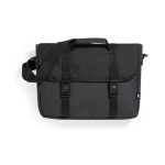 Porte-documents en PET recyclé et sangle pour valise trolley London couleur noir première vue