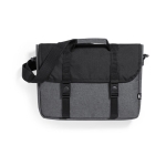 Porte-documents en PET recyclé et sangle pour valise trolley London couleur gris première vue