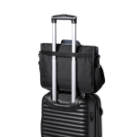 Porte-documents en PET recyclé et sangle pour valise trolley London troisième vue