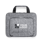 Porte-documents en RPET avec logo et poignées renforcées Felt vue principale