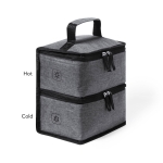 Sac isotherme publicitaire recyclé avec 2 compartiments Dual RPET deuxième vue