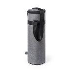 Sacs isotherme pour bouteilles de 1,5 L en polyester recyclé couleur gris première vue