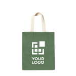 Sac en jute personnalisé avec poignées en coton 240 g/m2 Juco Colors vue principale