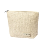 Trousse de toilette synthétique avec plaque personnalisable Trip deuxième vue