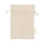Petit sac en coton recyclé à fermeture éclair 120 g/m2 Mini Recycled couleur naturel première vue