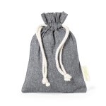 Petit sac en coton recyclé à fermeture éclair 120 g/m2 Mini Recycled deuxième vue