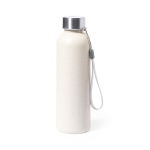 Gourde avec finition veinée et bande de transport 600 ml Light couleur naturel première vue