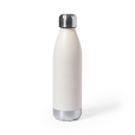 Bouteille publicitaire avec capuchon et base métallisée 700 ml Regular couleur naturel première vue