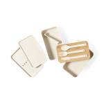 Lunch box de grande taille 1,4L en PP grainé à personnaliser Mix Duo troisième vue