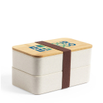 Lunch box de grande taille 1,4L en PP grainé à personnaliser Mix Duo vue principale