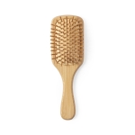 Brosse en bambou pour les cheveux de forme carrée Square Bamboo couleur naturel première vue