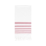 Serviette paréo bicolore en coton de 180 g/m2 Pareo Windy couleur rouge première vue