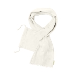 Foulard personnalisé en coton biologique avec étui Eco Warmth couleur naturel première vue