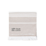 Serviette paréo en coton recyclé et polyester 250 g/m2 Pareo Bonifacio vue principale