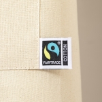 Tablier publicitaire en 100% coton de 180 g/m2 Latte FairTrade deuxième vue