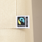 Tablier publicitaire en 100% coton de 180 g/m2 Latte FairTrade troisième vue