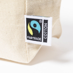 Trousse de toilette publicitaire 100% coton 180 g/m² Thin FairTrade troisième vue