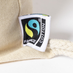Sac cordon publicitaire en coton 180 g/m2 9 kg Thin FairTrade deuxième vue