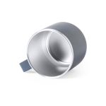 Mug inox personnalisé pas cher au design bicolore 350ml Summer Camp troisième vue