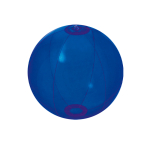 Ballon de plage avec logo avec surface de couleurs vives Trend couleur bleu transparent première vue
