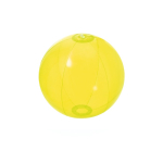 Ballon de plage avec logo avec surface de couleurs vives Trend couleur orange transparent première vue