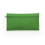 Trousse en polyester de couleur avec fermeture éclair frontale Colors couleur vert première vue