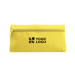 Trousse en polyester de couleur avec fermeture éclair frontale Colors vue principale