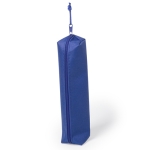 Trousse polyester de couleurs avec fermeture zippée assortie Classic couleur bleu