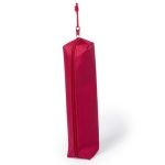 Trousse polyester de couleurs avec fermeture zippée assortie Classic couleur rouge