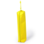 Trousse polyester de couleurs avec fermeture zippée assortie Classic couleur jaune
