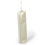 Trousse polyester de couleurs avec fermeture zippée assortie Classic couleur beige