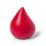 Anti-stress publicitaire en forme de goutte d'eau Fall couleur rouge première vue