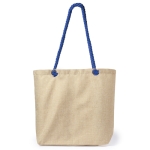Sac de plage bicolore avec poignées d'épaule renforcées Handle couleur bleu