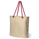 Sac de plage bicolore avec poignées d'épaule renforcées Handle