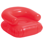 Chaise longue gonflable colorée et personnalisée en plastique Relax