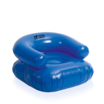 Chaise longue gonflable personnalisée colorée en plastique vue principale