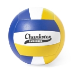 Ballon de volley-ball tricolore publicitaire Voleibol Beach couleur multicolore deuxième vue