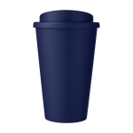 Verre en plastique avec double isolation 350 ml Takeaway Americano couleur bleu foncé deuxième vue