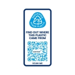 Gourde sportive anti-fuites en plastique recyclé 650 ml Active couleur blanc deuxième vue