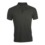 Polo personnalisable en polyester et coton 200 g/m² SOL'S Prime Men couleur gris foncé huitième vue