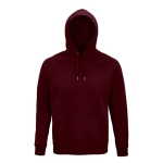 Sweat à capuche unisexe en éco-matériaux 280 g/m² Stellar couleur bordeaux huitième vue