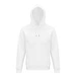 Sweat à capuche unisexe en éco-matériaux 280 g/m² Stellar couleur blanc neuvième vue