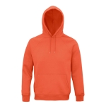 Sweat à capuche unisexe en éco-matériaux 280 g/m² Stellar couleur orange troisième vue