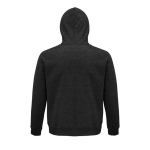 Sweat à capuche unisexe en éco-matériaux 280 g/m² Stellar couleur gris graphite