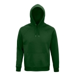 Sweat à capuche unisexe en éco-matériaux 280 g/m² Stellar couleur vert foncé vue d'ambiance