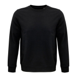 Sweat unisexe avec logo en matériaux écologiques 280 g/m² SOL'S Comet couleur noir