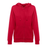 Sweat pour femmes en coton et polyester 320 g/m² THC Amsterdam couleur rouge