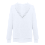 Sweat pour femmes en coton et polyester 320 g/m² THC Amsterdam couleur blanc deuxième vue